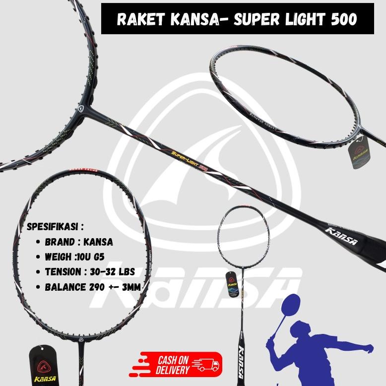 RAKET BADMINTON BULUTANGKIS KANSA SUPER LIGHT 10U G5