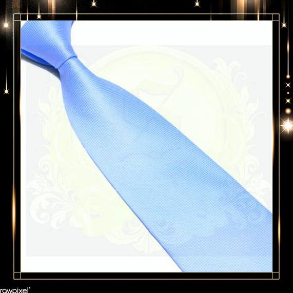 dasi kantor import pria warna biru langit motif kotak kecil