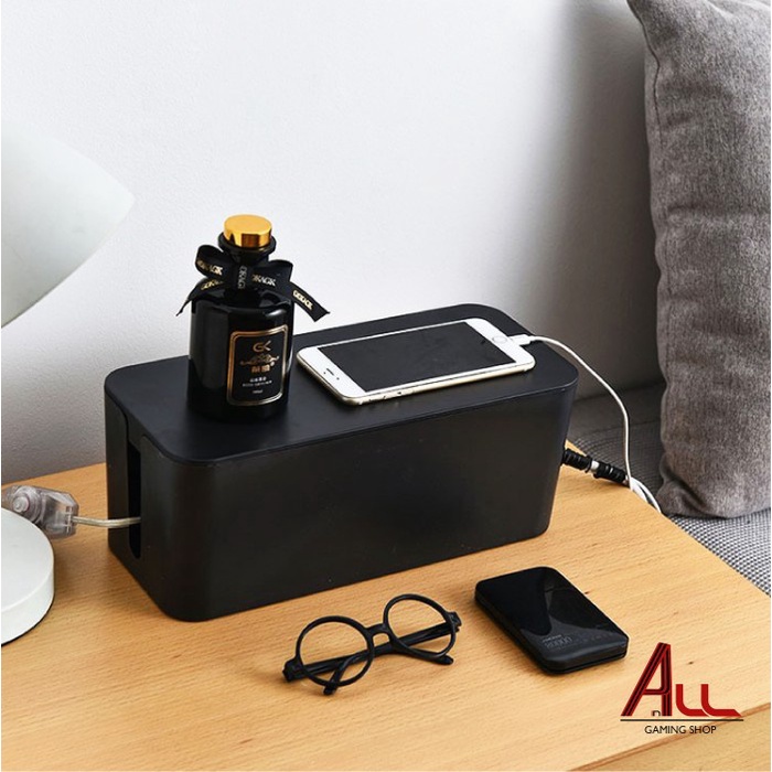 

Promo Kotak Organizer Kabel Charger Wire Cable Management Box