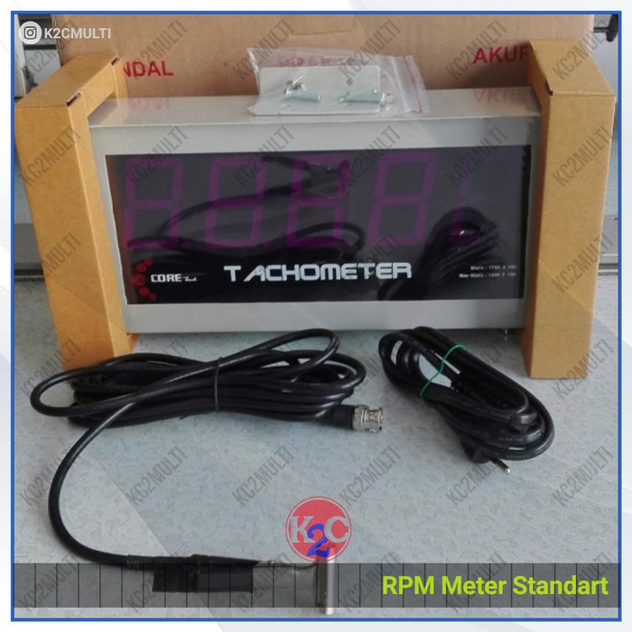 Promo Diskon Digital Tachometer Rpm Meter Coretech Original Starnics