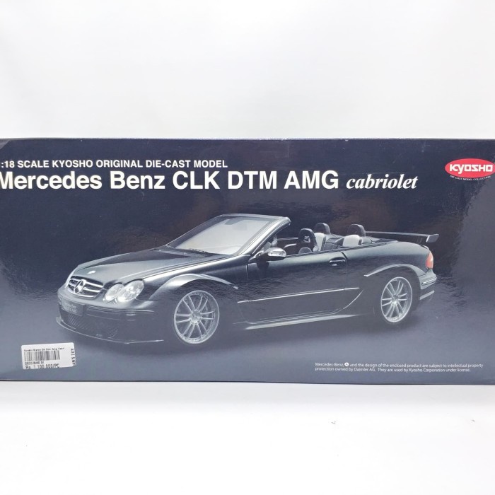 ✅Termurah Kyosho Mercedes Benz Clk Dtm Amg Cabriolet Black Limited