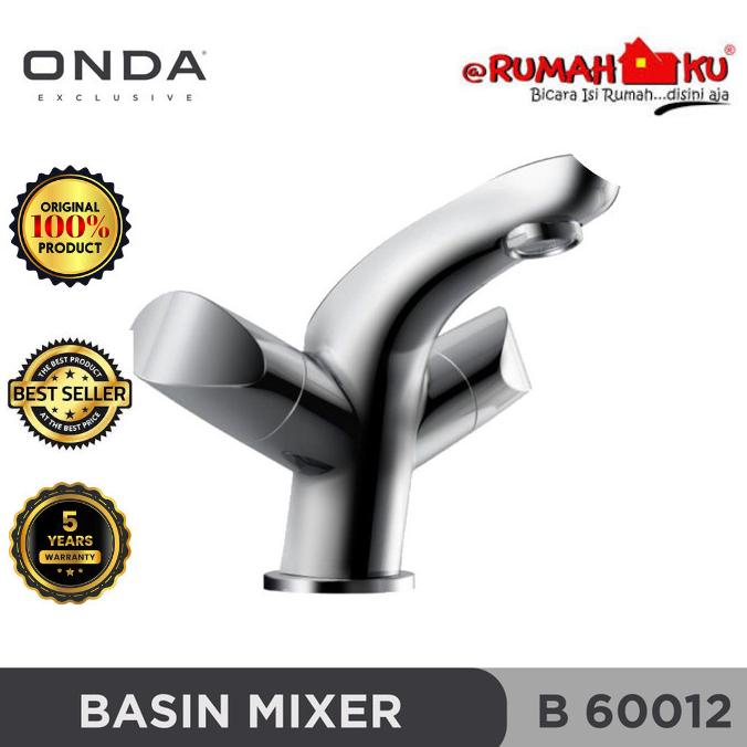 ONDA EXCLUSIVE KRAN WASTAFEL CUCI TANGAN PANAS DINGIN KUNINGAN B 60012