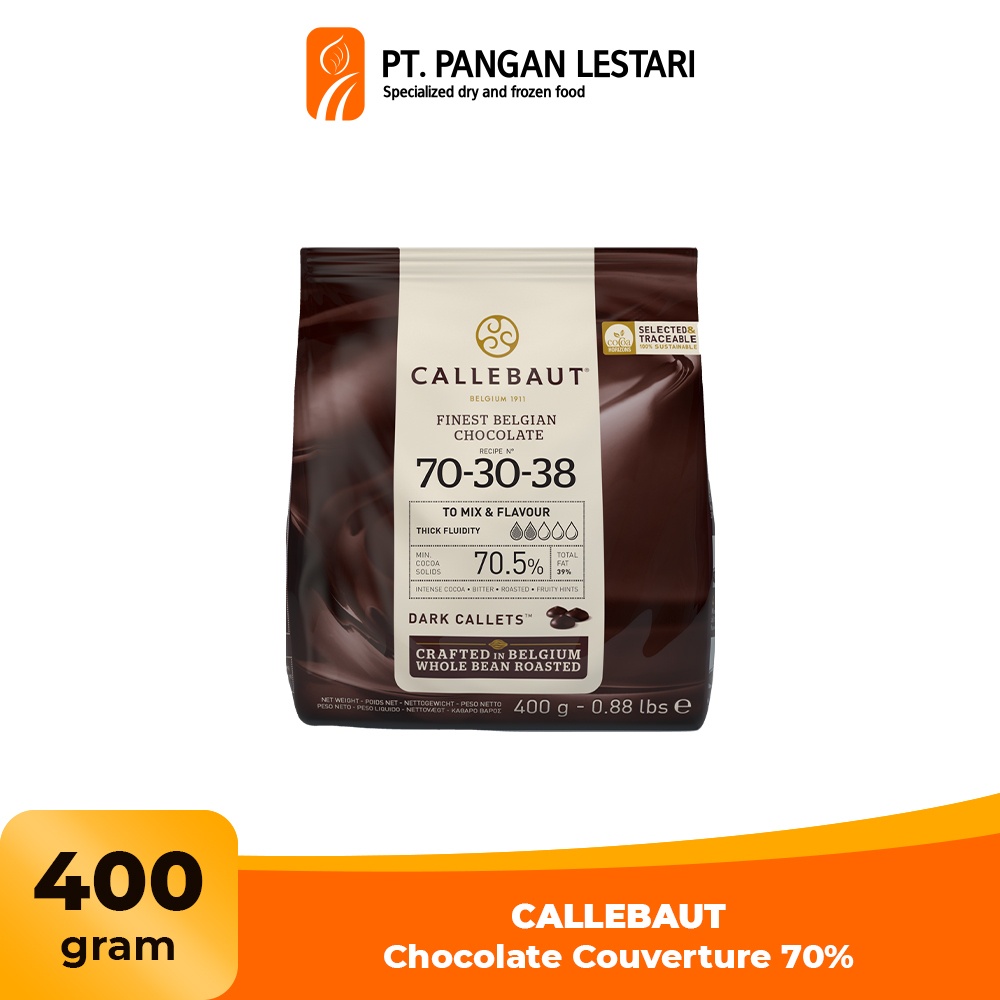 

CALLEBAUT 70-30 Chocolate Couverture 70% 400 gr
