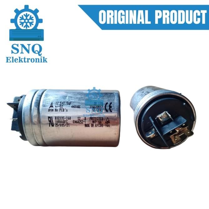 Kapasitor Ac Panasonic Original 1/2 Pk 12,5/1,5 Uf / Capasitor Ac Ori