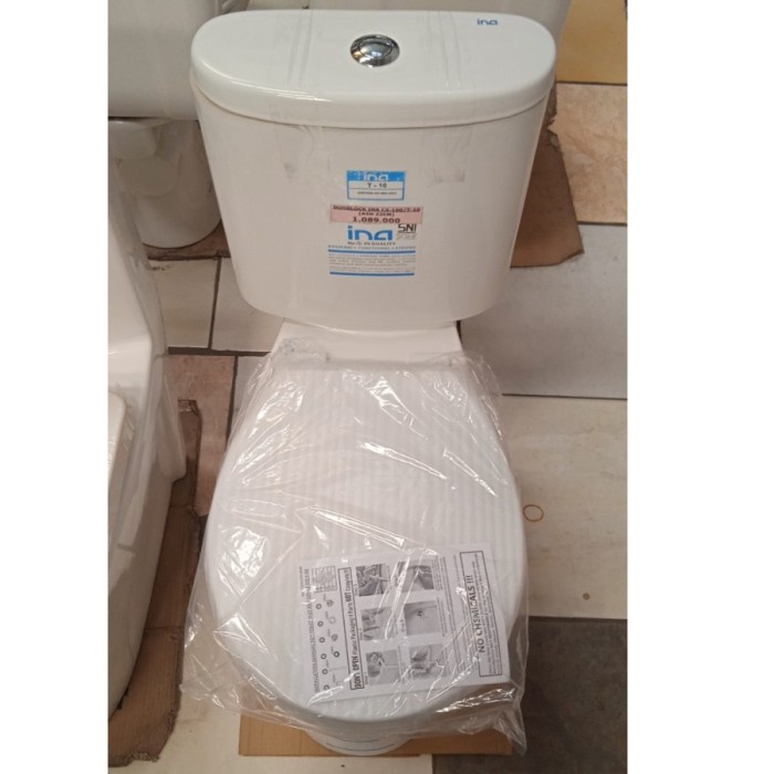 New Duoblock Closet Duduk Ina Cx-100/T-10 Murah