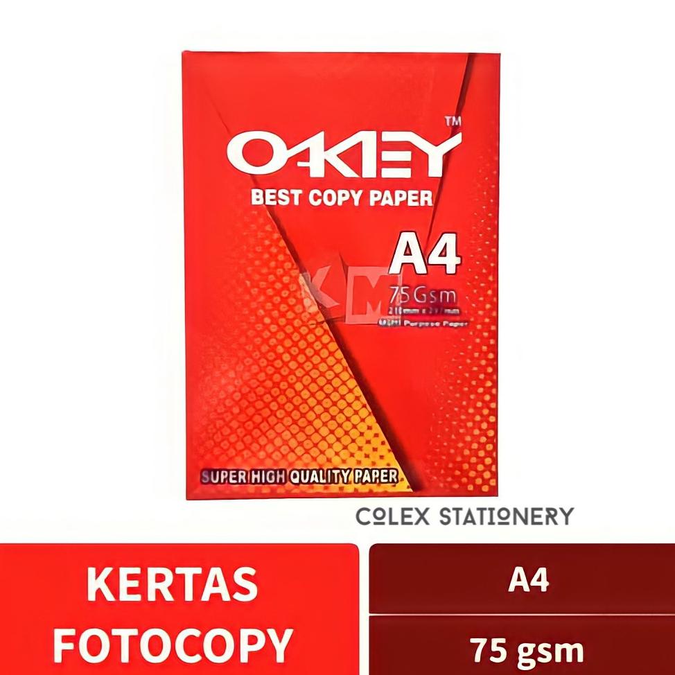 

Terlaris Kertas Hvs Okey A4 75 gram ~