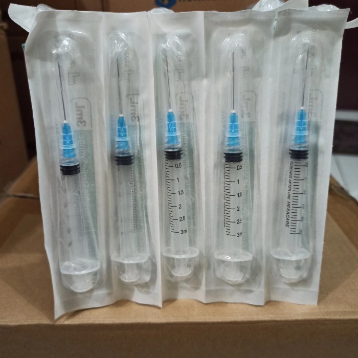 Spuit Syringe 3cc HEXACARE -MCT