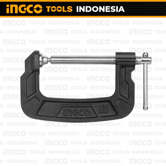 Baru Klem C/G Clamp 4" Ingco Hgc0104 Catok Jepit Press Kayu Besi Inch Inci Terbaik