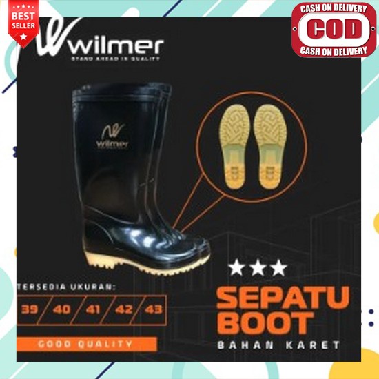 Sepatu Ap Boot Boots Ap Orca But Pria Wanita Karet Lentur Anti Air Banjir Keong Kebun Taman Pasar Ka