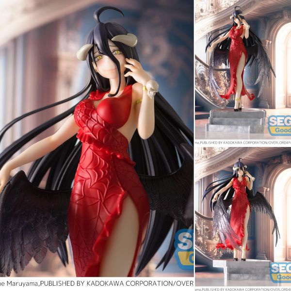 PVC Figure Albedo - Red Dress Ver. (23cm)