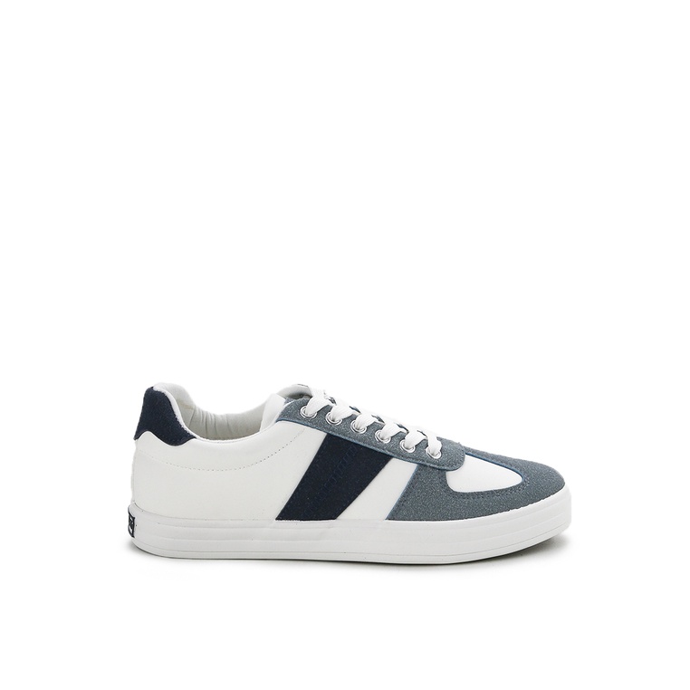 Sepatu Sneakers Airwalk Original Pria Sneker Kombinasi warna putih dan biru Bermerk Trendi Anthony Male Tekstil