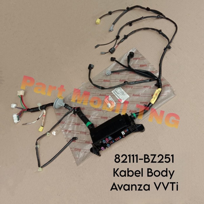 wiring wearing harness kabel body bodi toyota avanza vvti 82111-bz251