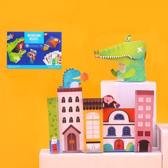 

TERLARIS - JOAN MIRO WORKING EL 3D LITTLE FIGURES ORIGAMI KERTAS SENI MAINAN