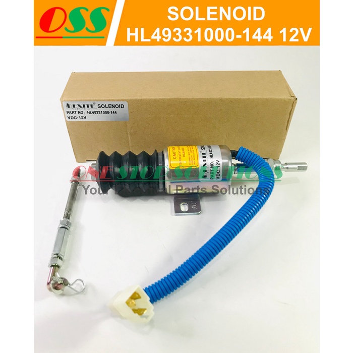 SELENOID SOLENOID HL49331000-144 12V UNIV UNTUK GENSET ALAT BERAT