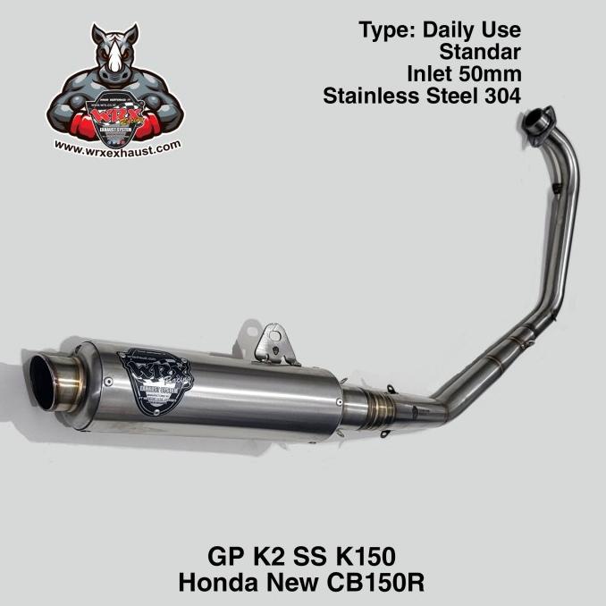 Knalpot WRX GP SS K150 New CB150R