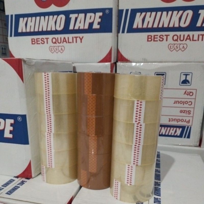 

Baru 6 Pcs Lakban 2 Inchi 90 Yardbc X 48 Mm Merk Khinkotape