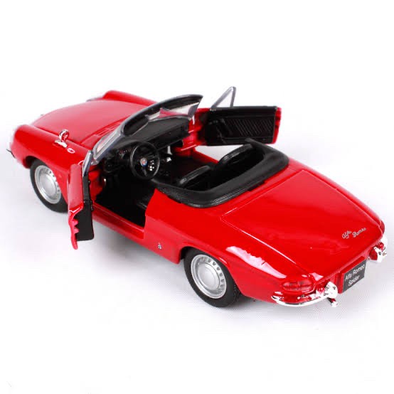 diecast burago alfa romeo spider (1966) 1/32