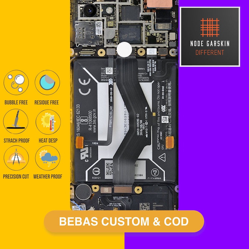 Garskin Skin Vinyl Google Pixel 3 XL Fullbody Atau Backonly - teardown mesin Case Sticker Protector