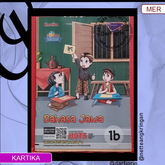 LKS Bahasa Jawa Kelas 1 2 3 4 5 6 Semester 2 SD/MI KURMER Kurikulum Merdeka-Kartika-HOTS-Yunika