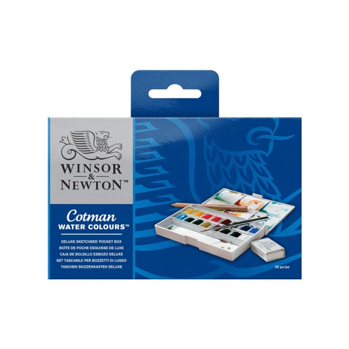 

COTMAN Water Colours Deluxe Sketchers' Pocket Box
