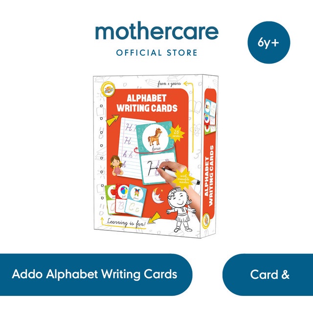 Addo Alphabet Writing Cards - Mainan Edukasi Anak