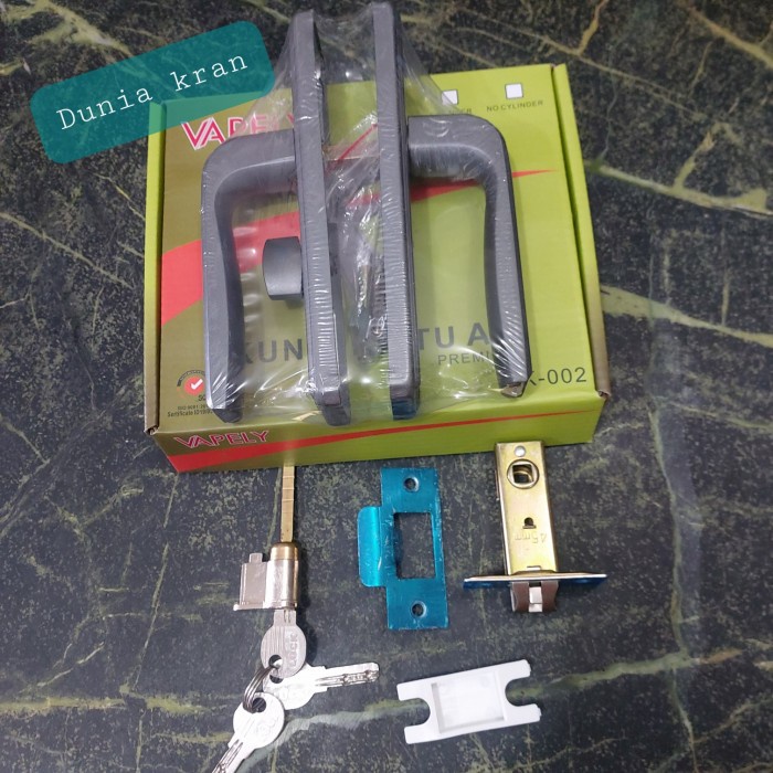 Kunci Pintu Kamar Mandi / Handle Pintu Kamar Mandi Aluminium Vk 002