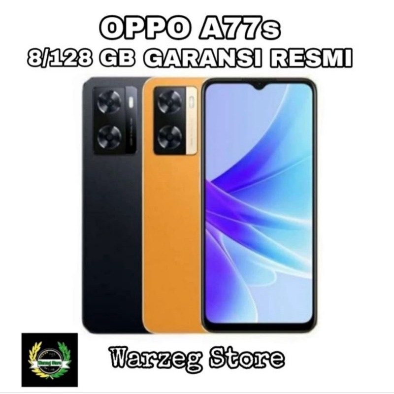 HP OPPP A77S 8/128 GB - OPPO A77 S RAM 8GB ROM 128GB GARANSI RESMI