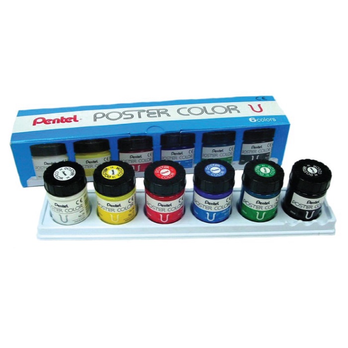 

Promo Pentel Poster Color 30 Ml Set 6 Wpu2-6E