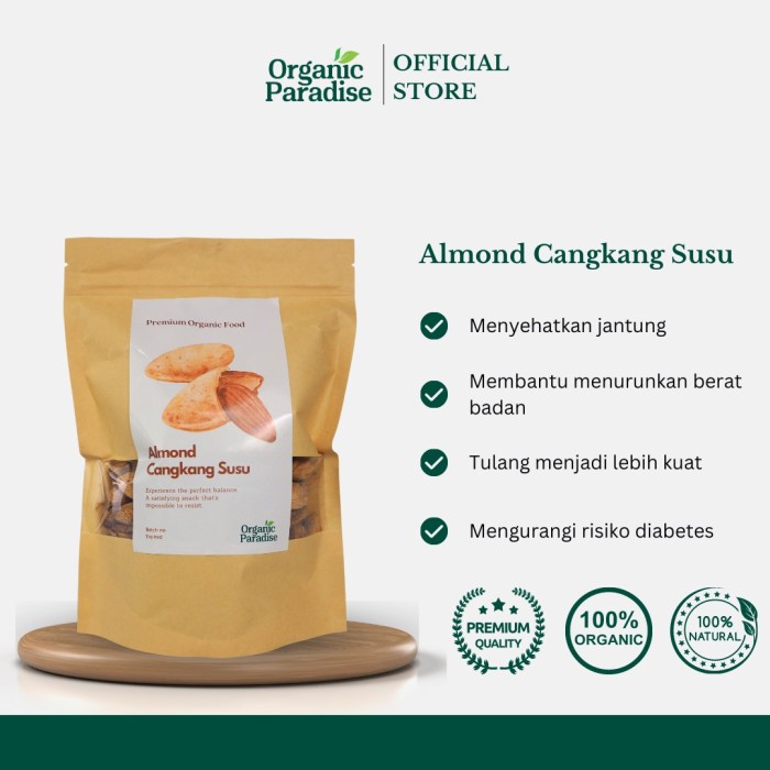 

Kacang Almond Cangkang Creamy Butter Milk / Susu 1 Kg