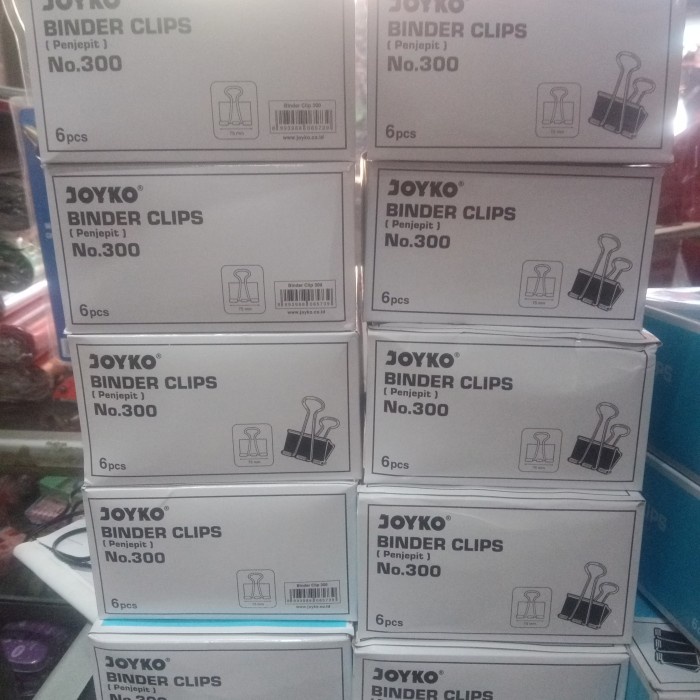 Promo Binder Clip 300/Penjepit Kertas/Clip Kertas/Binder Clip Besar