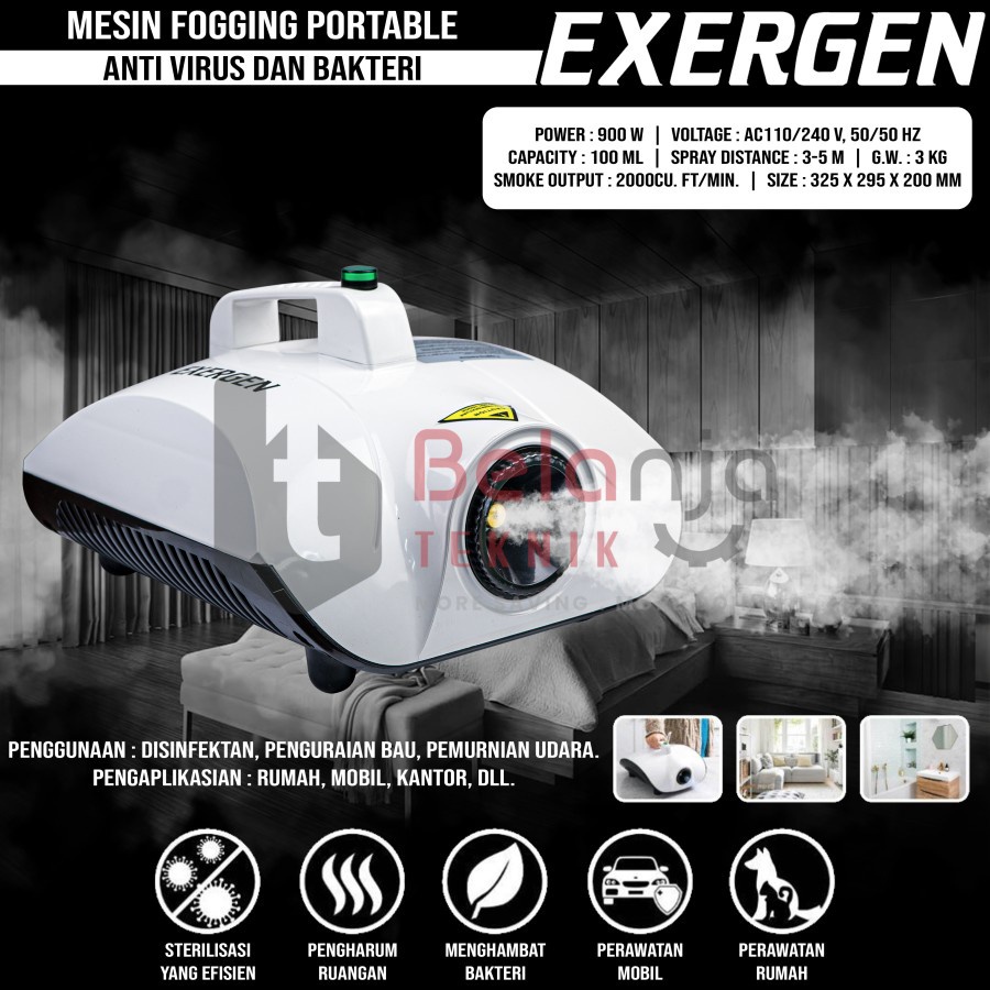 Exergen Fogging Machine Xg900 Mesin Gan Desinfektan Xg 900