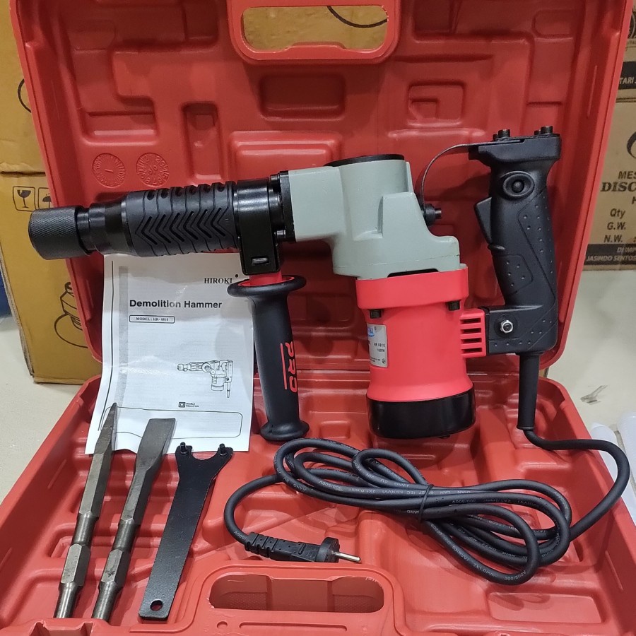 Mesin Bobok Beton Demolition Hammer Mesin Bor Drill Mailtank