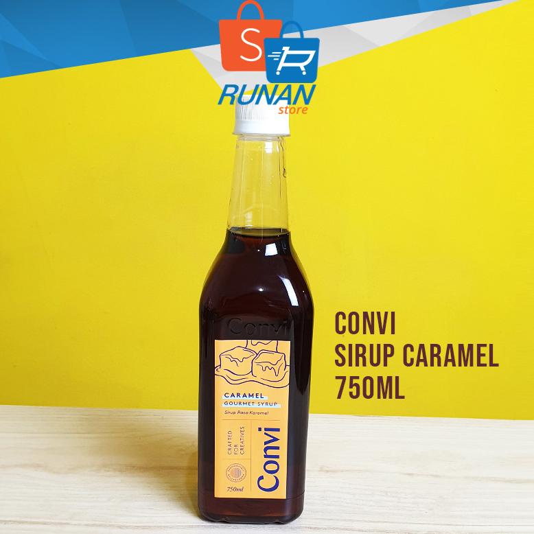 

Sirup Caramel Convi Gourmet Syrup Premium Caramel 750ml Sirup Karamel