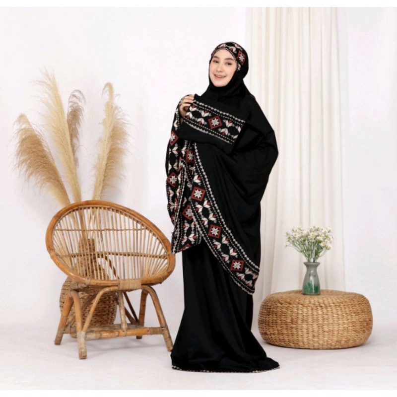 Mukena Dewasa Jumbo Songket / Mukena Dewasa Khadijah / Mukena Jumbo Bordir / Mukena Syahbani /