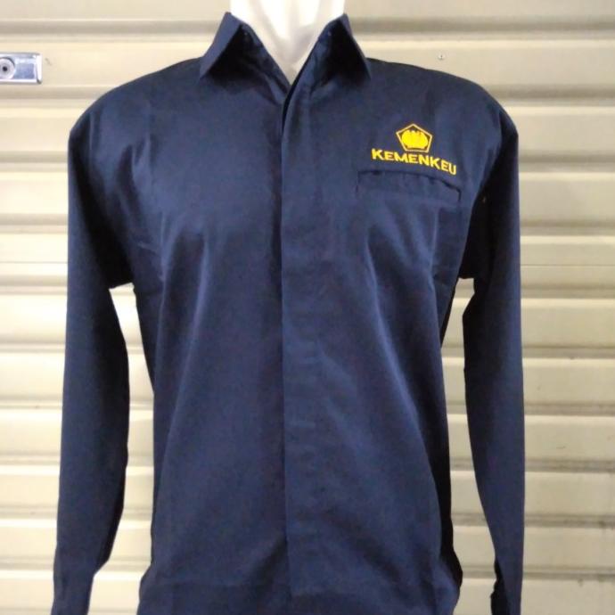 Kemeja / Seragam KEMENKEU Biru Nevy UK. XXXL