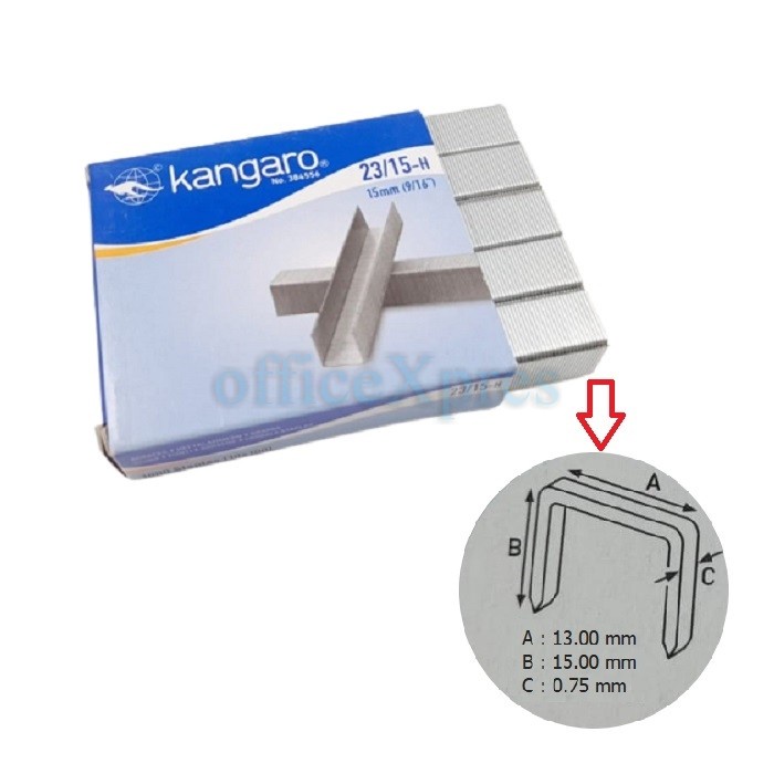 

Isi Stapler / Staples Heavy Duty Stapler 2315 / 1215 Kangaro