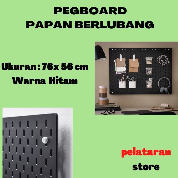 

Promo Pegboard Papan Berlubang Dinding 76 X 56 Cm