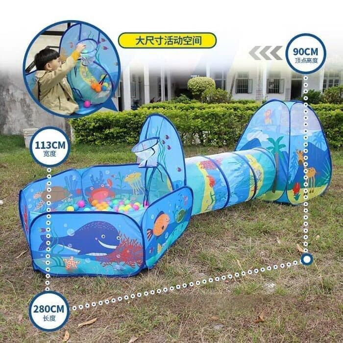 Gu Tenda Terowongan Anak 4 In 1 / Tenda Anak / Terowongan Anak