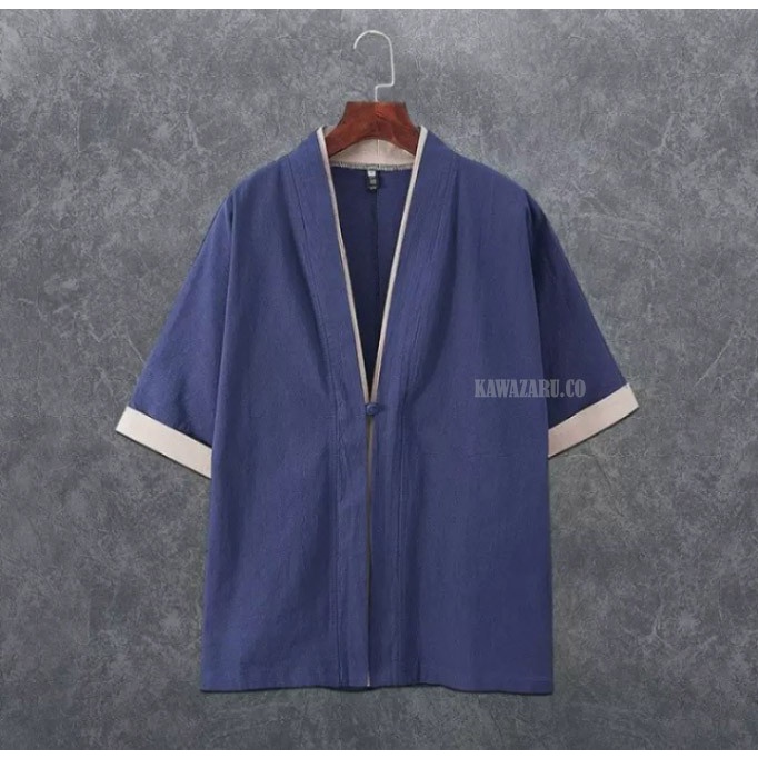 OUTER OUTWEAR KIMONO CARDIGAN BLAZER JEPANG KOREA PRIA COWO MERAH