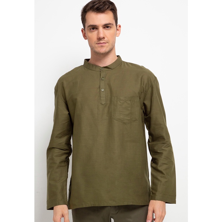 Kemeja Mesmerize Original Pria Pakaian Kerah shanghai Branded Aesthetic Lucas Shirt Men Chic Katun