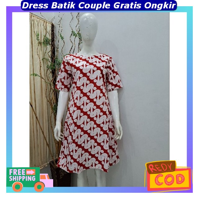 Deres Chritsmas Wanita Elejant Dress Batik Modern Untuk Pesta Baju Couple Pasangan Kondangan 2023 Dr