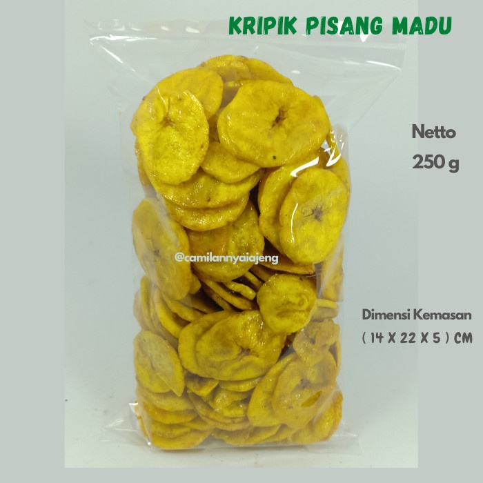

Keripik Pisang Madu Jajanan Tradisional Manis Gurih