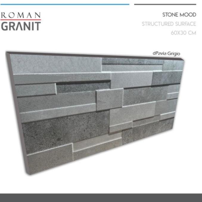 Keramik Dinding Motif Batu Alam/Keramik Dinding 30x60/Granit Roman Baru