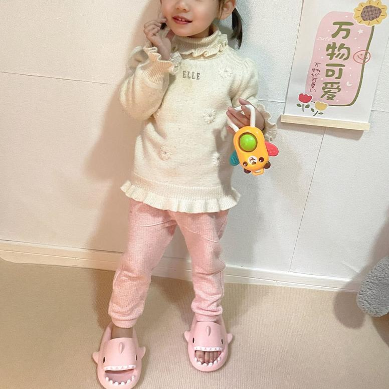 Kekinian Komin Sandal Hiu Anak-Anak Sendal Anak Perempuan EVA Sandal Hiu Anak Laki Laki  Sharky Sand