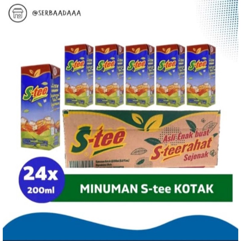 

S-tee Kotak 200 ml 1 Karton ( isi 24 pcs )