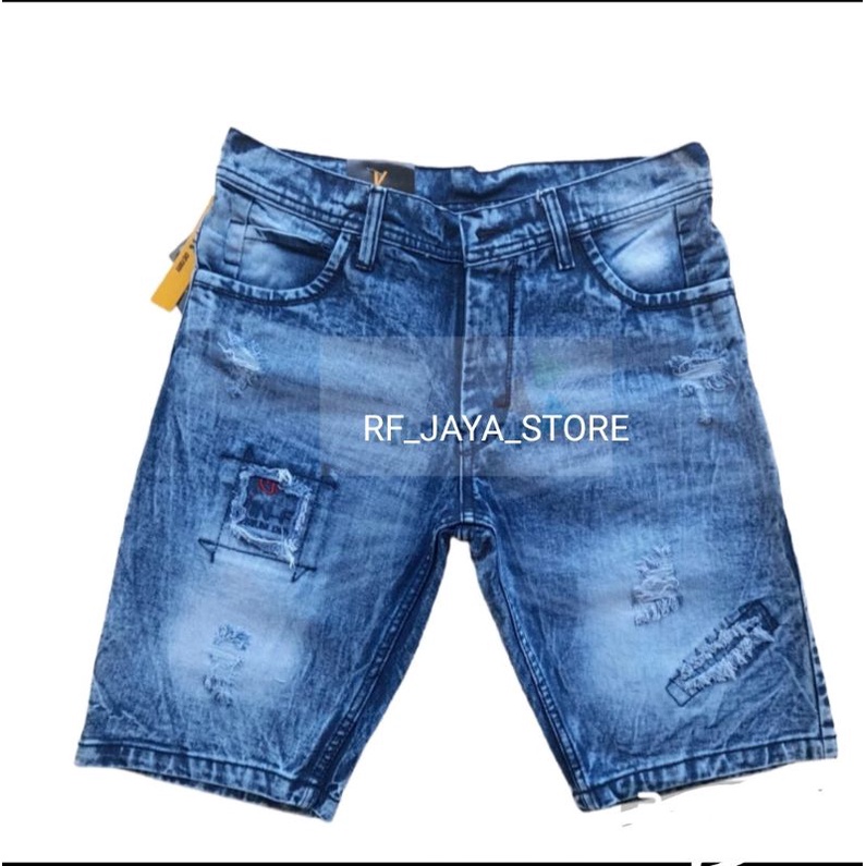 PENDEK JEANS SOBEK PRIA SOBEK SNOW PREMIUM