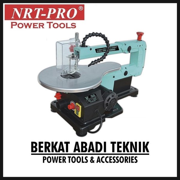 NRT-PRO NORITA Scroll Saw 16 Inch Gergaji Triplek Ukir Jigsaw Duduk Jig Saw Mesin Scrollsaw