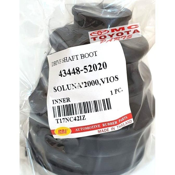 Boot Cv Joint Dalam Vios Lama Gen1 43448-52020 Rbi Karet Kokel As Roda Star
