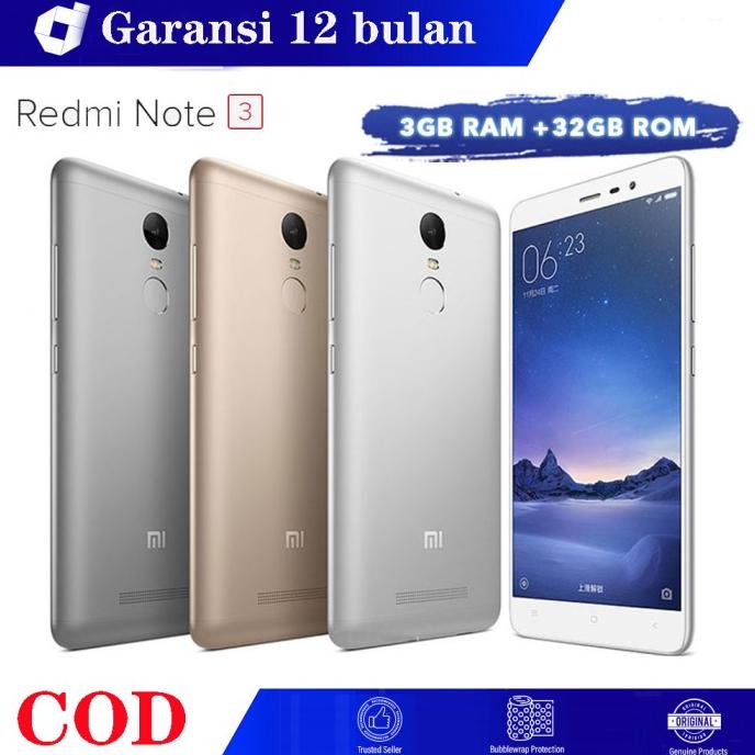 Xiaomi Redmi Note 3 Murah 4G Lte With 3Gb+ 32Gb Rom 4000Mah Hp Murah