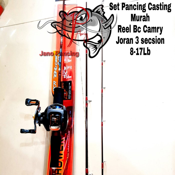 SET ALAT PANCING REEL BC+JORAN BC MURAH